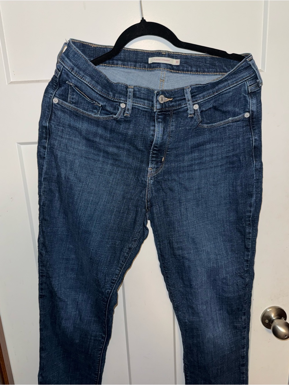 Women's Skinny Jeans in Deep Indigo Wash
